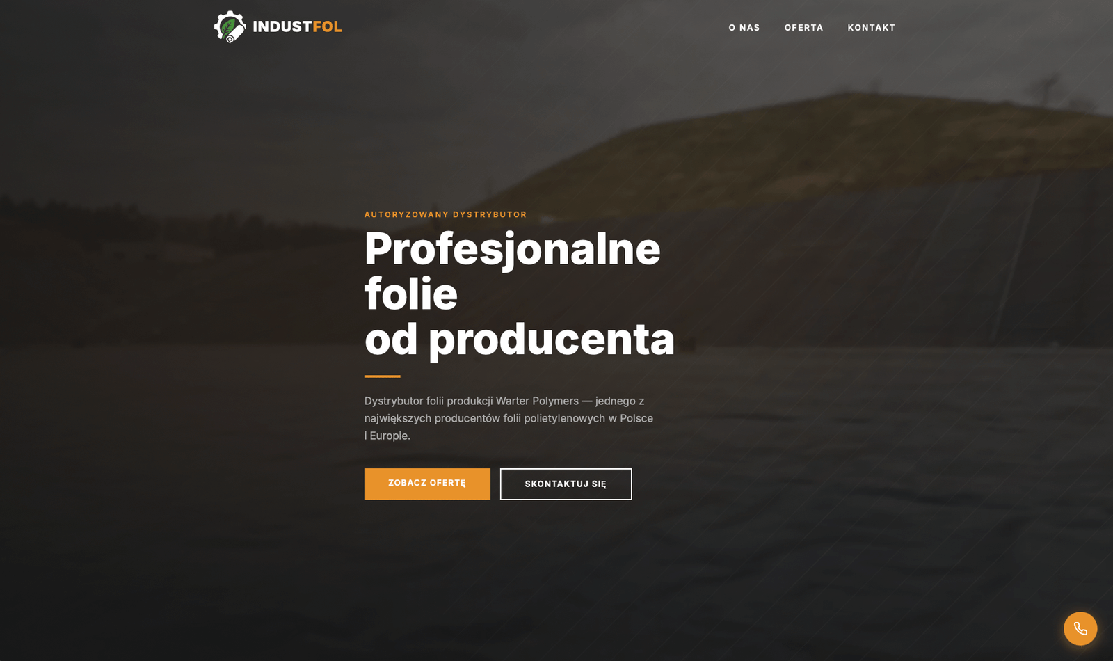 Industfol dystrybutor folii - realizacja Pozycjoner.net